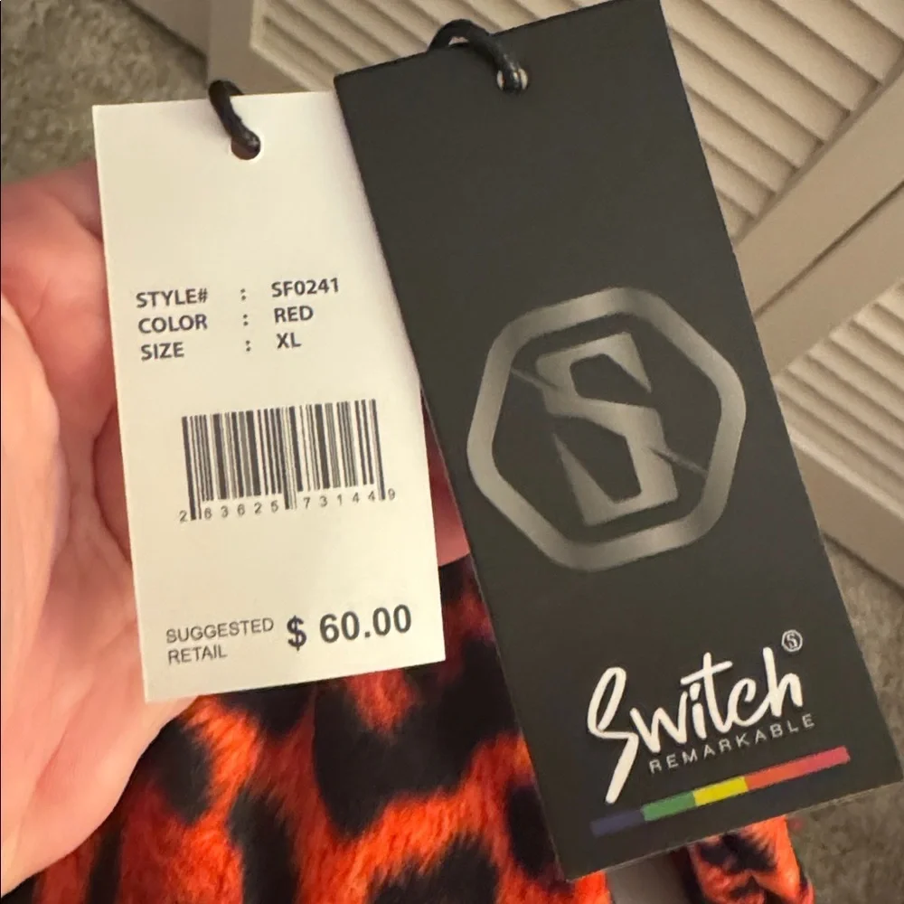 *Final Price* Switch Remarkable Kings Pullover Sweater Cheetah Size XL NWT